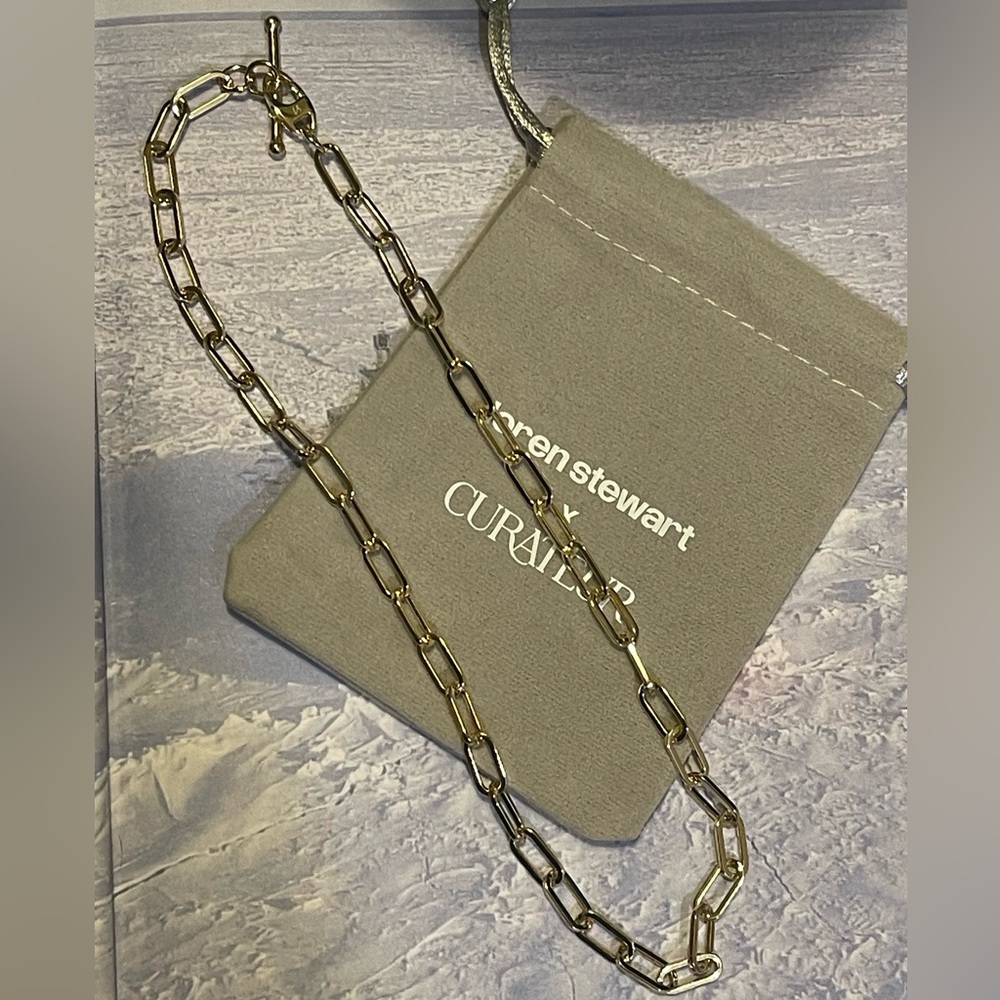 Loren Stewart x Curateur Double Wrap Toggle Bracelet Choker NEW